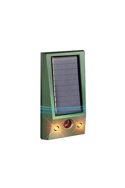 OEM Aparat Solar LED cu Ultrasunete, Repelent pentru Animale Mari si Mici, Lumina Rosie