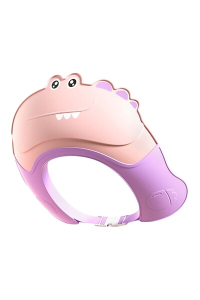 Flippy Shower Cap Prevents Water/Shampoo 0-12 Years Adjustable TPE+PP 20x23cm...