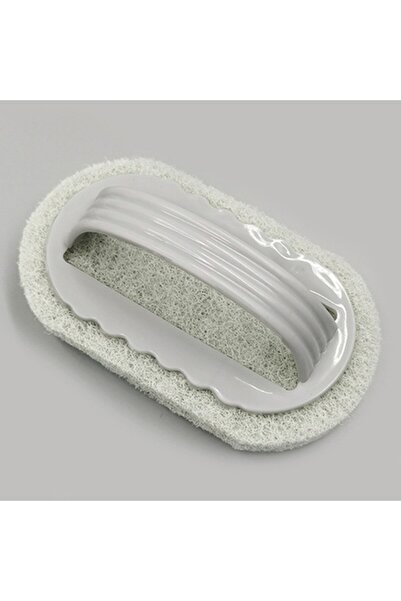 Flippy Brush Cleaning Sponge with Handle, Flippy, Tile Brush, Bathroom, Kitchen Gray