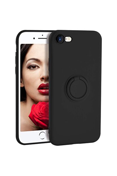 OEM Husa protectie compatibila cu Apple iPhone 7/8/SE 2020 Liquid Silicone Ri...