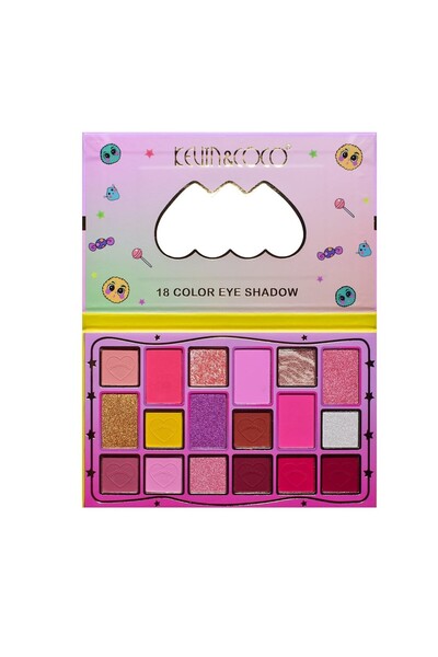 Teo Makeup Palettes, KEVIN & COCO, Candy Star. Eyeshadow, 18 colors, 19.3 x 12 x 1.4 cm