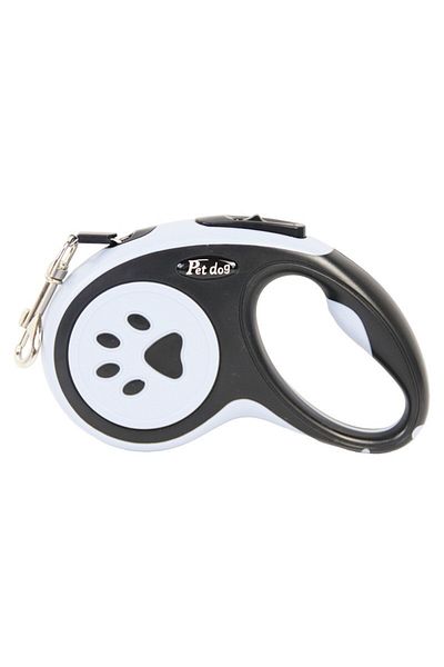 OEM Automatic Retractable Leash, for Dogs, 3m, 20 kg, ABS, Black/Blue, 8x12x4 cm
