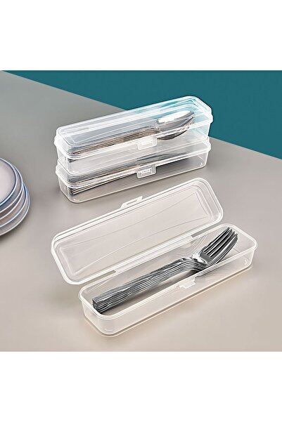 Kaşbaşı Home Çatal Kaşık Bıçak Saklama Kutusu, Makyaj Organizeri 1 Adet