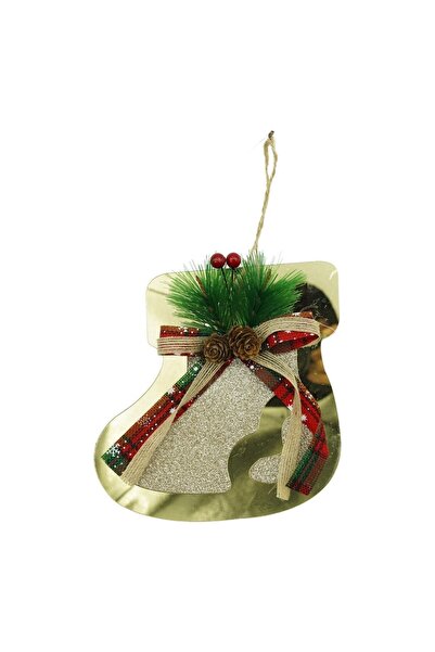 Flippy Ornament brad, Flippy, Ciorap, Auriu, Lucios, 17*17CM, Acril, Interior/ Exterior