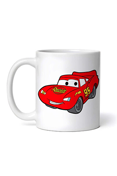 OEM Cană albă personalizată, unguente Rusteze Bumper, model mașină de curse, Inovatix®. 330 ml