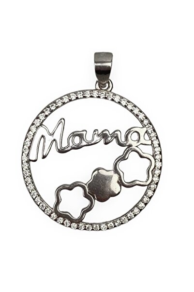 Jolie Silver Pandantiv, Argint Jolie, Argint Sterling 925, Model Mama (cerc cu flori), Zirconiu