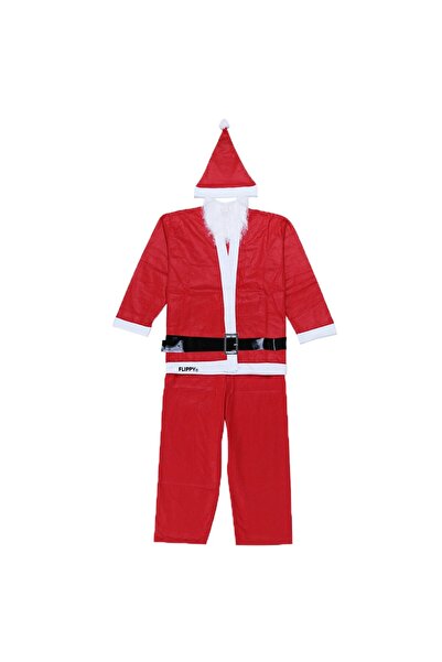 Flippy ® Santa Claus Costume for Men, Adult, 5 Pieces, Polar Fleece