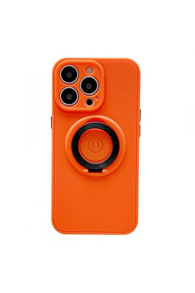 Flippy Protective case compatible with Apple iPhone 13 Mag Safe Silicone Orange