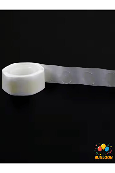 Bunloon Balon Yapıştırma Bandı | Çift Taraflı Şeffaf Balon Sabitleyici
