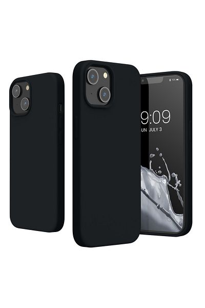 OEM Protective case compatible with Huawei P Smart 2021 Liquid Silicone Case Black