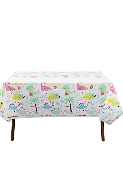 Flippy Rectangular Tablecloth, Flippy, Dino Park, 180x108 cm, PE, Stain-resis...