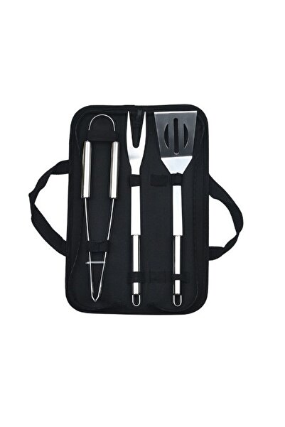 dalip Set 3 Ustensile pentru Gratar, Flippy, din Otel Inoxidabil, Geanta Oxfo...