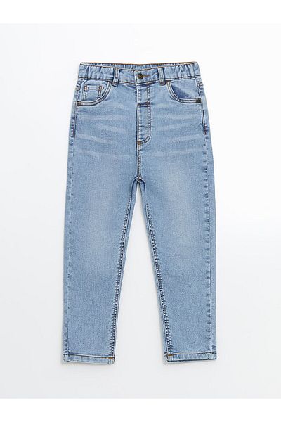 LC Waikiki Pantaloni Jean pentru băiat cu talie elastică
