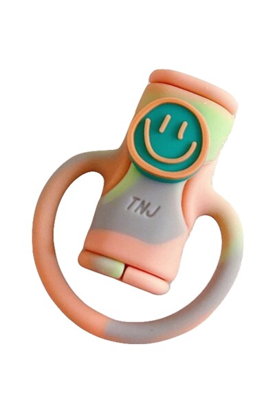 Universal Flippy USB Cable Protector, silicone, model 4, multicolor