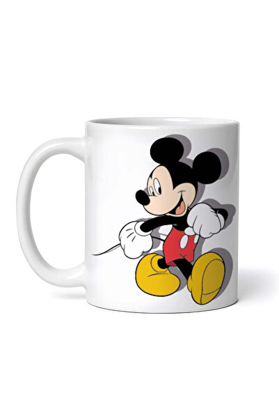 INOVATIX Personalized White Mug, Mickey With Shadow, Inovatix®. 330ml