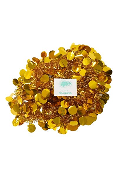 Flippy Χριστουγεννιάτικη διακόσμηση, Flippy, χρυσό, μέγεθος: 2 μ. x 11 εκ. υλικό: φύλλο PVC, εσωτερική/εξωτερική χρήση