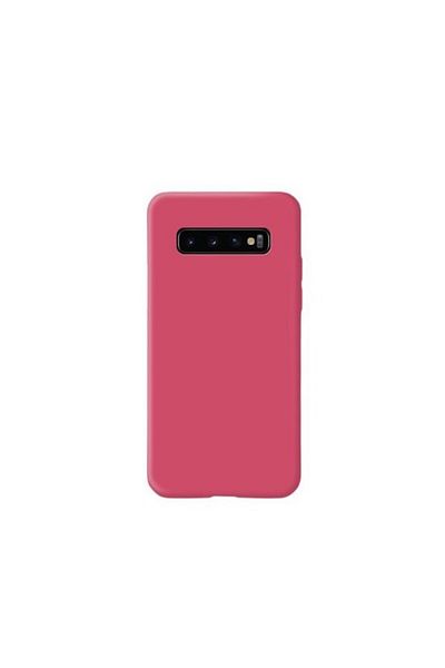 OEM Husa protectie compatibila cu Samsung Galaxy S10 E Liquid Silicone Case Fuchsia