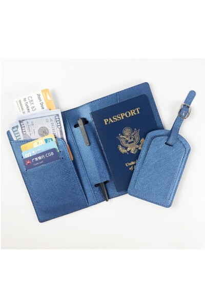 FASHION Passport and Card Wallet, Flippy, 23x16 cm, 70g, PU Leather