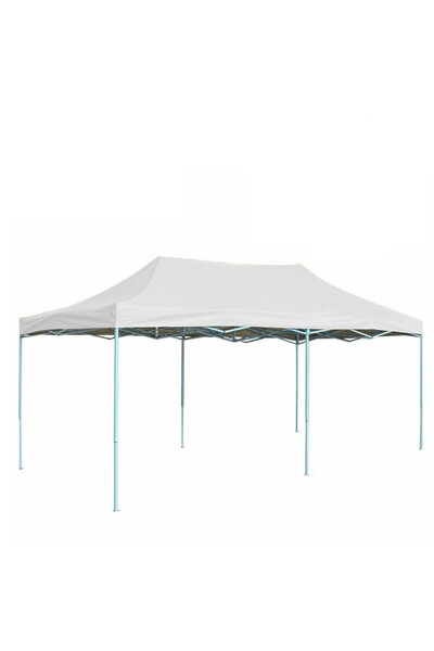 Flippy 3x6m White Foldable Pavilion Tent Metal Frame for Yard, Garden, Events