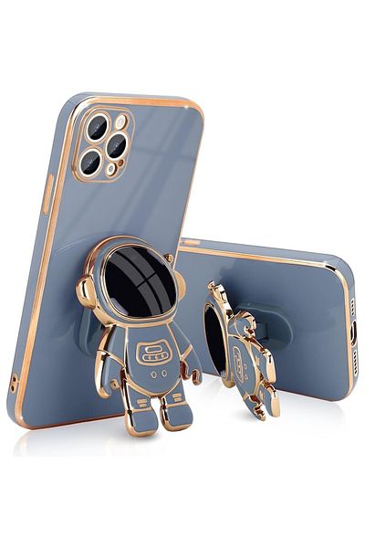 OEM 2in1 TPU Protective Case, for Apple iPhone 14 Pro Max, Astronaut with Stand, Ant