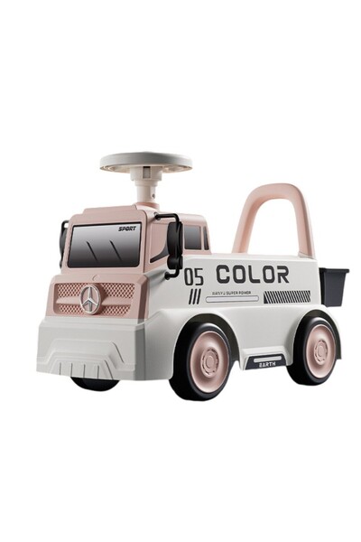 Flippy Children's Ride-On Car Flippy, 3+ Years, Truck Model, Horn, Storage Box, 62x26x40 cm, Pink