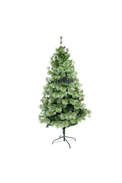 Bibilel Brad de Crăciun artificial din pin, 150 cm, diametru 92 cm, 400 creng...