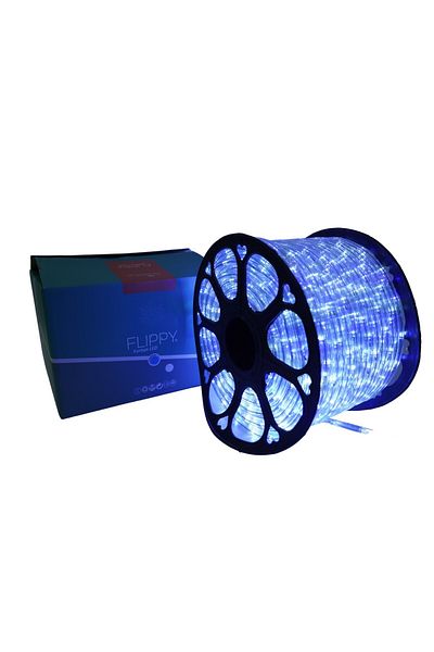 OEM Christmas Installation, 56 m, 1344 LEDs, Light Hose, Cool White/Blue, Transform