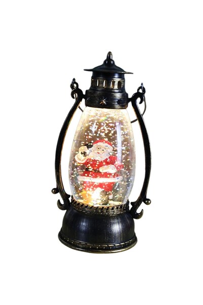 OEM Luminous Decoration, Flippy, Christmas Lantern, with LED Light, Santa Oil Lamp Model Ornament