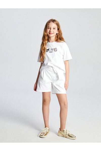 LC Waikiki Girl's Shorts with Elastic Waist