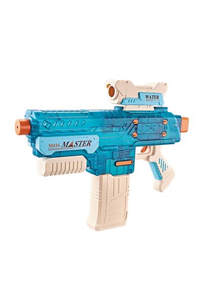 Flippy Electric Water Blaster, 6 , 500ml Tank, Usb Charging, Plastic, 43x5.5x30 Cm, Blue