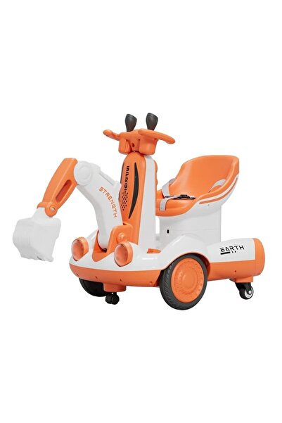 dalip Electric Excavator, 4 Anti-Slip Wheels, Remote Control, Electric Arm, 2+ yrs, Orange