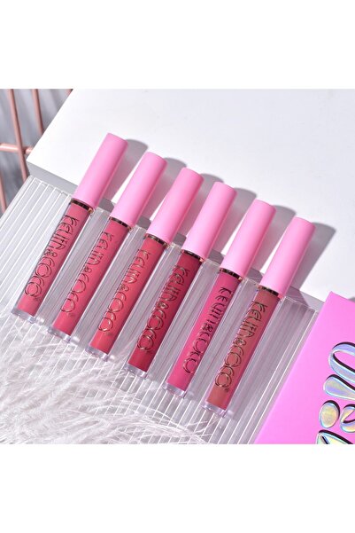 Flippy Set de luciuri de buze, KEVIN & COCO, Pink Girl, 6 luciuri de buze, 17...