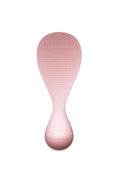 Flippy Heat-Resistant Rice Spoon, Pink, with Non-Slip Base, Perfect for Cooking and Serving