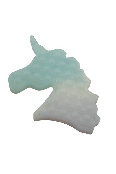 Flippy Jucărie antistres din silicon, Pop it Now and Flip It, Unicorn, Transparent