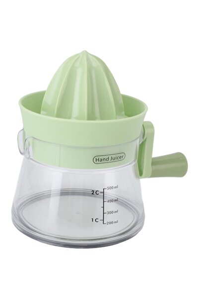 Flippy Manual Citrus Juicer Flippy, Durable, Easy to Use and Store, 16.5x13 cm, Transparent/Green