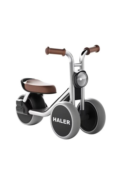 dalip Balance Bike for Children (1-6 yrs) – LED, No Pedals, Plastic, Gray