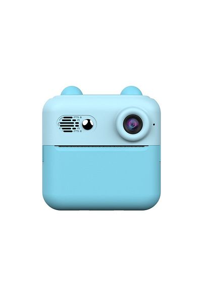 Flippy Cameră instantanee, Flippy, imprimare alb-negru, cablu USB-C, Bluetooth, iOS/Android, albastru