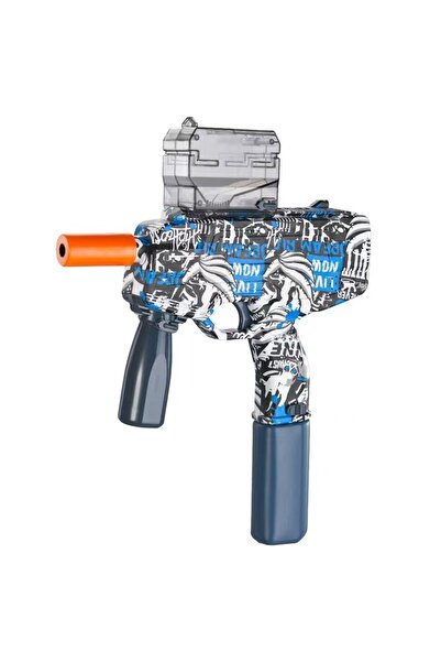 dalip electric toy machine gun MP9, gel water beads, 5000 beads, blue