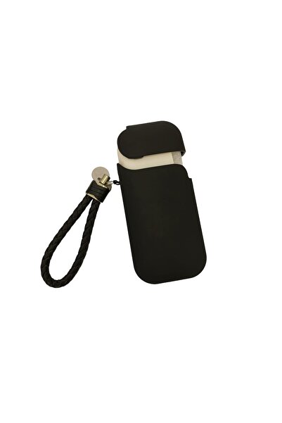 dalip Case for IQOS 2.4 Plus - Full Body Protective Plastic Cover with Clip, Black