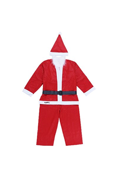 Flippy ® Santa Claus Costume for Boys, 10-12 years, 5 pieces, Polar