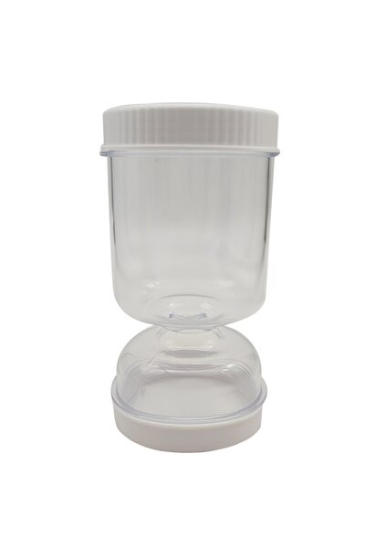 Flippy Pickle Jar, Flippy, Liquid Separator, Airtight, Heat Resistant, Hourglass Type, 2 Forks Included, AB