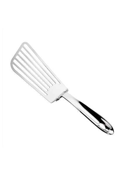 Stef's Cat Flexible Spatula Flippy, Fish Turner, Steel, Durable, Thin Edges for Cutting, Meat, Eggs, Fish, Mult