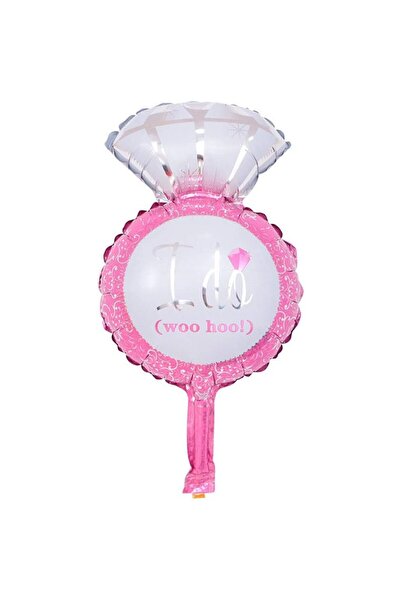 Flippy Metallic Foil Balloon, Flippy, Mini Wedding Figurine, Engagement Ring Model, Proposal Theme, 46x23 c