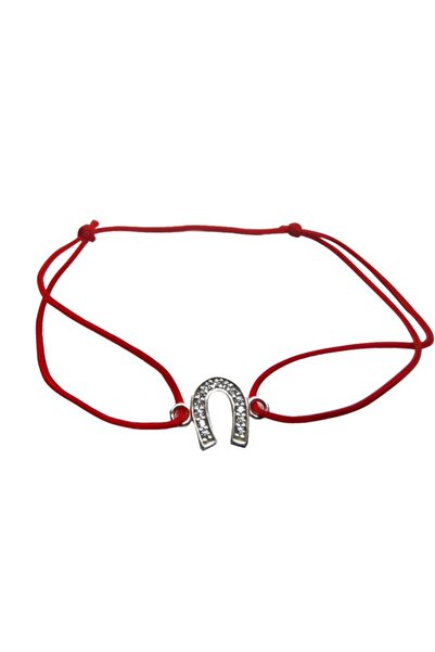 Flippy Adjustable Cord Bracelet, 925 Silver, Horseshoe With Zirconia, Jolie S...