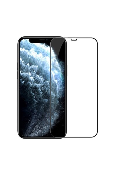 Leski Tempered Glass Film compatible with Samsung A72 Full Glue Black