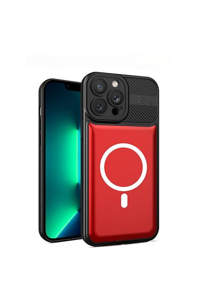 OEM Case for Apple iPhone 12 Pro MagSafe, Urban Armor, Red, magnetic holder