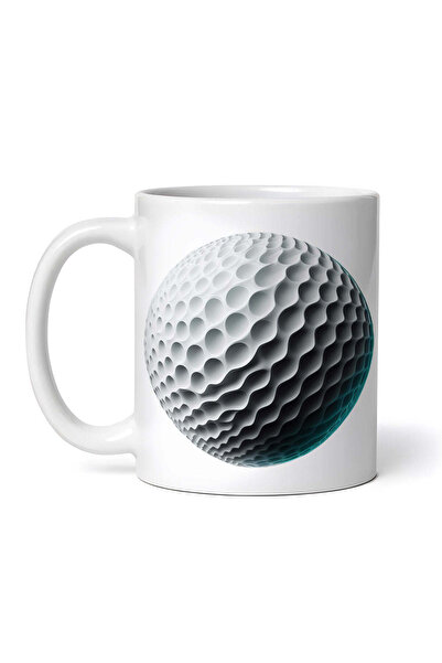 OEM Cană albă personalizată, minge de golf, Inovatix®. 330 ml