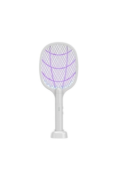 Flippy Lampă electrică anti-țânțari, 43 x 18 x 9,2 cm, reîncărcabilă, cablu USB inclus, albă