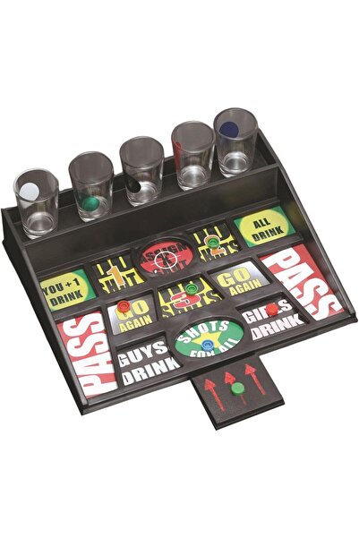 Flippy Flippy Coin Drinking Game, Shot Glasses, Fun Interactive, 23x28 Cm, Multicolor,+18 Years