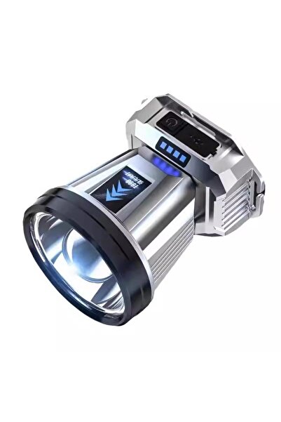 Flippy Lantern LED Power Bank with Head Support, USB Charging, 100-200m Range, 5W, 3 Light Modes, Ba